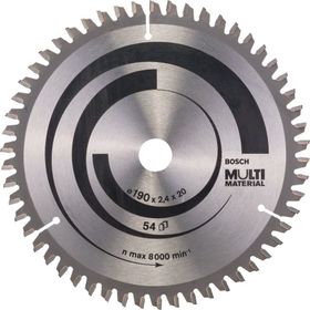 Bosch 2608640508 190x20/16 mm 54 Diş Daire Testere Bıçağı