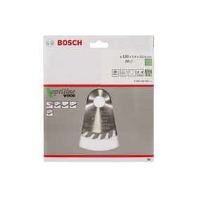 Bosch 2608640583 Optiline Wood 130x20/16 mm 30 Diş Daire Testere Bıçağı