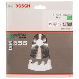 Bosch 2608640583 Optiline Wood 130x20/16 mm 30 Diş Daire Testere Bıçağı