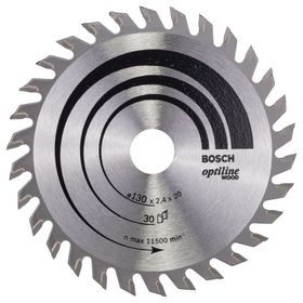 Bosch 2608640583 Optiline Wood 130x20/16 mm 30 Diş Daire Testere Bıçağı