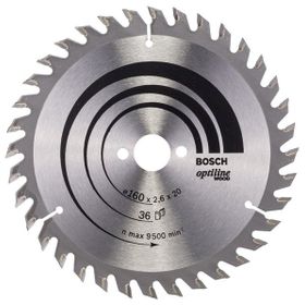 Bosch 2608640597 Optiline Wood 160x20/16 mm 36 Diş Daire Testere Bıçağı