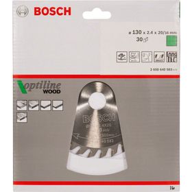 Bosch 2608640597 Optiline Wood 160x20/16 mm 36 Diş Daire Testere Bıçağı