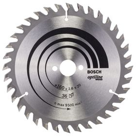 Bosch 2608640597 Optiline Wood 160x20/16 mm 36 Diş Daire Testere Bıçağı