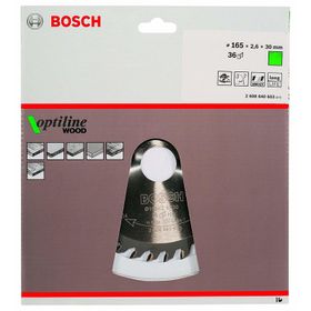 Bosch 2608640603 Optiline Wood 160x30/20 mm 36 Diş Daire Testere Bıçağı