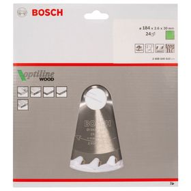 Bosch 2608640610 Optiline Wood 184x30 mm 24 Diş Daire Testere Bıçağı