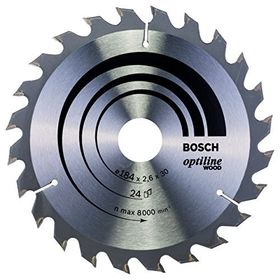 Bosch 2608640610 Optiline Wood 184x30 mm 24 Diş Daire Testere Bıçağı