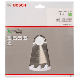 Bosch 2608640610 Optiline Wood 184x30 mm 24 Diş Daire Testere Bıçağı