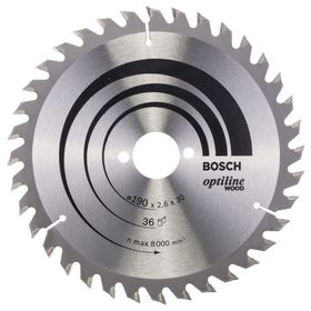Bosch 2608640616 Optiline Wood 190x30 mm 36 Diş Daire Testere Bıçağı