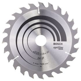 Bosch 2608640621 Optiline Wood 210x30 mm 24 Diş Daire Testere Bıçağı