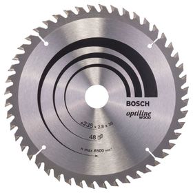 Bosch 2608640727 Optiline Wood 235x30/25 48 Diş Daire Testere Bıçağı