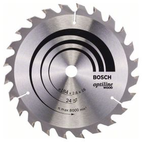 Bosch 2608640817 Optiline Wood 18x416 mm 24 Diş Daire Testere Bıçağı