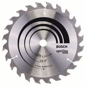 Bosch 2608640817 Optiline Wood 18x416 mm 24 Diş Daire Testere Bıçağı