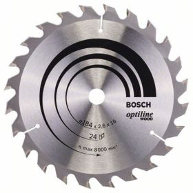 Bosch 2608640817 Optiline Wood 18x416 mm 24 Diş Daire Testere Bıçağı