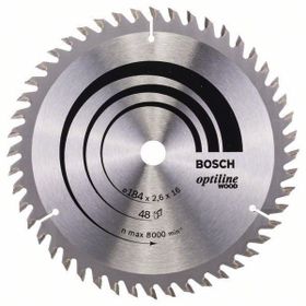 Bosch 2608641181 Optiline Wood 184x16 mm 48 Diş Daire Testere Bıçağı