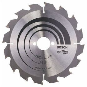 Bosch 2608641184 Optiline Wood 190x30 mm 16 Diş Daire Testere Bıçağı