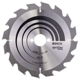 Bosch 2608641184 Optiline Wood 190x30 mm 16 Diş Daire Testere Bıçağı