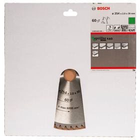 Bosch 2608641765 Optiline Wood 254x30 mm 60 Diş Daire Testere Bıçağı