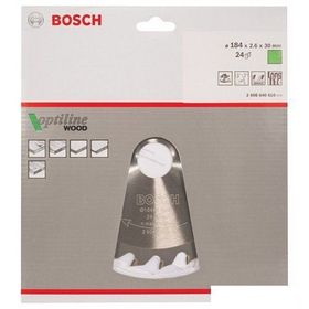 Bosch 2608644041 184x30 mm 24 Diş Daire Testere Bıçağı