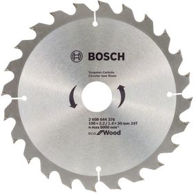 Bosch 2608644376 Eco 190x30 mm 24 Diş Ahşap Daire Testere Bıçağı