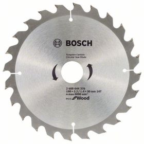 Bosch 2608644613 10'lu Paket Optiline Eco 190x30 mm 24 Diş Daire Testere Bıçağı