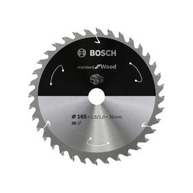 Bosch 2608837686 Standard For Wood 165x20-36 Daire Testere Bıçağı