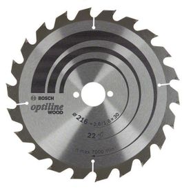 Bosch 2608838410 Optiline Ahşap 216x30 mm 22 Diş Daire Testere Bıçağı