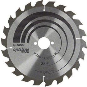 Bosch 2608838410 Optiline Ahşap 216x30 mm 22 Diş Daire Testere Bıçağı