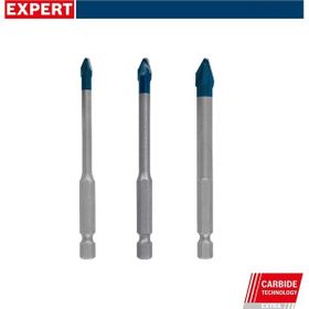 Bosch 2608900595 Expert HEX-9 3'lü 5-6-8 mm Sert Seramik Delme Ucu
