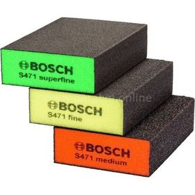 Bosch 2608901175 S471 3 Parça Takoz Sünger Zımpara Seti