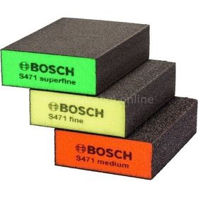 Bosch 2608901175 S471 3 Parça Takoz Sünger Zımpara Seti