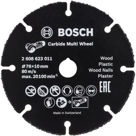 Bosch 2608901196 Carpide Multi Whell 76 mm Çok Amaçlı Elmas Kesici Disk