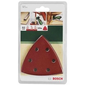 Bosch 2609256957 93x93 mm Üçgen 10'lu Zımpara Seti