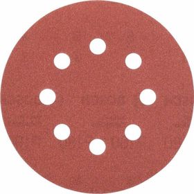 Bosch 2609256a26 5'li 125 mm 120 Kum 8 Delik Eksantirik Zımpara Kağıdı