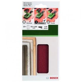 Bosch 2609256A83 93x185 mm 120 Kum Titreşimli Zımpara Kağıdı