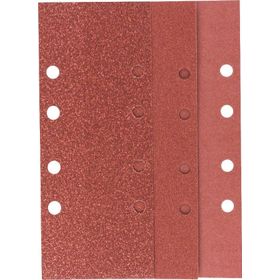 Bosch 2609256B00 10'lu Set 93 x 230 mm 60/120/180 Kum 8 Delik Zımpara Kağıdı