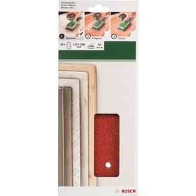 Bosch 2609256B27 10'lu 115X280 mm 60 Kum 14 Delik Zımpara Kağıdı