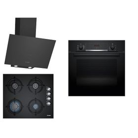 Bosch 275 HBF534EB3T - POP6C6O10O - DWK64PJ60T Siyah 3'lü Ankastre Set