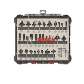 Bosch 30 Parça Karışık 6 mm Şaftlı Pro Freze Seti