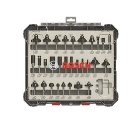 Bosch 30 Parça Karışık 6 mm Şaftlı Pro Freze Seti