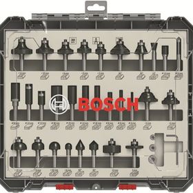Bosch 30'lu 8 mm Şaftlı Karışık Pro Freze Seti