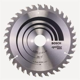 Bosch 36 Diş 190x30 mm Ahşap Daire Testere Diski