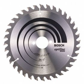 Bosch 36 Diş 190x30 mm Ahşap Daire Testere Diski