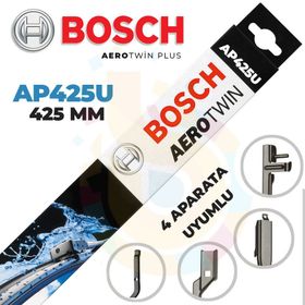 Bosch 425 mm AP425U AeroTwin Plus 4 Aparatlı Muz Silecek