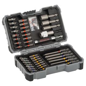 Bosch 43 Parça Vidalama Ucu ve Lokma Anahtar Seti