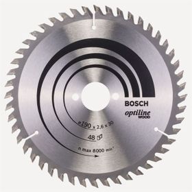 Bosch 48 Diş 190x30 mm Ahşap Daire Testere Diski