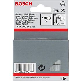 Bosch 53 Professional Gri 1000 Adet İnce Tip Zımba Teli