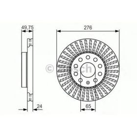 Bosch 5Q0615301A Ön Fren Aynası