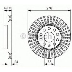 Bosch 5Q0615301A Ön Fren Aynası
