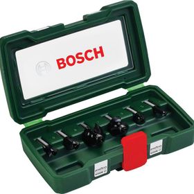 Bosch 6 Parça 8 mm Şaftlı Freze Seti