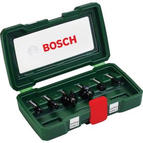 Bosch 6 Parça 8 mm Şaftlı Freze Seti